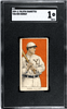 1909-11 T206 Red Murray Batting Tolstoi SGC 1 (727) front of card