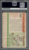 1955 Topps Monte Irvin #100 PSA Authentic Auto back of card