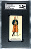 1880s N224 Kinney Bros Private of Chicago Zouaves Ill Military Series SGC 1.5 front of card