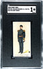 1880s N224 Kinney Bros Officer Chicago Zouaves Ill Back Stamp Military Series SGC 1 front of card