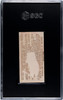 1880s N224 Kinney Bros General Denmark Military Series SGC 1 back of card