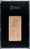 1880s N224 Kinney Bros Commander USN Military Series SGC 2 back of card
