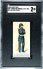 1880s N224 Kinney Bros Asst. Inspector-General USA Military Series SGC 2 front of card
