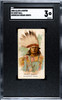 1888 N2 Allen & Ginter Chief Gall American Indian Chiefs SGC 3 front of card