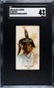 1888 N2 Allen & Ginter British American American Indian Chiefs SGC 4 front of card