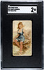 1889 N232 Kinney Bros Santa Barbara Surf Beauties SGC 2 front of card