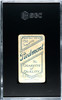 1909 T206 Vive Lindaman Piedmont 150 SGC 2 back of card
