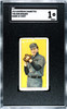 1910 T206 Bob Rhoades Hands at Chest Sovereign 350 SGC 1 front of card