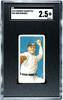 1910 T206 Fred Burchell Piedmont 350 SGC 2.5 front of card