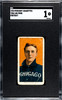 1910 T206 Lou Fiene Portrait Piedmont 350 SGC 1 front of card