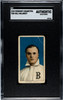 1910 T206 Bill Malarkey Piedmont 350 SGC Authentic front of card