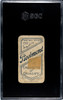 1909 T206 Red Ames Portrait Piedmont 150 SGC 1 back of card