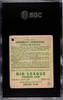 1933 Goudey Big League Chewing Gum Charley Jamieson #171 SGC 1 back of card