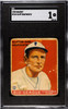 1933 Goudey Big League Chewing Gum Cliff Heathcote #115 SGC 1 front of card