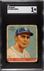 1933 Goudey Big League Chewing Gum Owen Carroll #72 SGC 1 front of card
