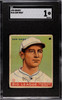 1933 Goudey Big League Chewing Gum Sam West #166 SGC 1 front of card