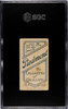 1911 T206 Jake Stahl Glove Shows Piedmont 350-460 SGC 3.5 back of card