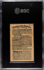 1898 John Dwight & Co. Rhinoceros #38 Interesting Animals, Large SGC 1 back of card