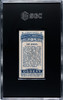 1909 Ogden's Cigarettes Ian Hague #67 Pugilists & Wrestlers SGC 3.5 back of card