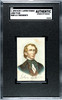 1890 H600 Electric Lustre Starch John Tyler U.S. Presidents SGC Authentic front of card