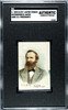 1890 H600 Electric Lustre Starch Rutherford B. Hayes U.S. Presidents SGC Authentic front of card