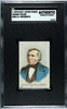 1890 H600 Electric Lustre Starch Zachary Taylor U.S. Presidents SGC Authentic front of card