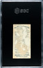 1888 N29 Allen & Ginter W.J.M. Barry 12lb. Hammer One Hand Thrower The World's Champions SGC Authentic back of card