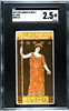 1897 Stollwerck Chocolate Jvno (Juno) #2 Album 1 Serie 23 SGC 2.5 front of card