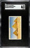 1926 W.D. & H.O. Wills The Pyramids of Gizeh #9 Wonders of the Past SGC 6 front of card