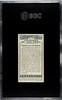 1926 W.D. & H.O. Wills Mummy-Case And Mummy #5 Wonders of the Past SGC 6 back of card