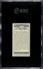 1926 W.D. & H.O. Wills Statue of Tutankhamen #11 Wonders of the Past SGC 5.5 back of card