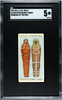 1926 W.D. & H.O. Wills Egyptian Mummy-Cases #4 Wonders of the Past SGC 5 front of card