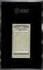 1926 W.D. & H.O. Wills The Great Wall of China #26 Wonders of the Past SGC 4 back of card