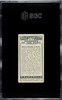 1926 W.D. & H.O. Wills Bronze Buddha of Kobe #30 Wonders of the Past SGC 4 back of card