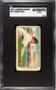 1909 E90-1 American Caramel Charley Hall SGC Authentic front of card