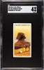 1926 W.D. & H.O. Wills The Sphinx of Gizeh (Giza) #10 Wonders of the Past SGC 4 front of card