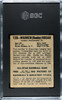 1948 Leaf Gum Co. Warren Rosar #128 SGC 4.5 back of card