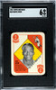 1951 Topps Monte Irvin #50 Red Back SGC 6 front of card
