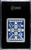 1951 Topps Del Ennis #4 Blue Back SGC 2 back of card