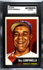 1953 Topps Roy Campanella #27 SGC Authentic front of card