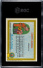 1985 Topps Garbage Pail Kids Haggy Maggie #16b Series 1 SGC 7 back of card