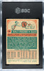 1973-74 Topps Basketball Walt Frazier #10 SGC 4 back of card