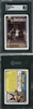 1992-93 Topps Michael Jordan #3 Gold Highlight SGC 8 front and back of card