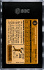1960 Topps Ernie Banks #10 SGC 2.5 back of card