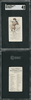 1889 W.S. Kimball & Co.'s N187 Saint Clement Fancy Bathers SGC 4 front and back of card