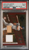 2003 Leaf Limited Don Mattingly #1/10 #LJ-6 Lumberjacks Bat-Jersey Silver PSA 9 front of card