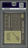 1969 Topps George Sauer #231 PSA 5 back of card