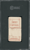 1910 T206 Hal Chase Holding Trophy Sweet Caporal 350-460 SGC Authentic back of card