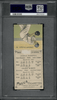 1911 T201 Mecca Double Folders Baseball Cards Norman Elberfeld and George McBride back of card