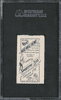 1910-11 Sporting Life Fred Tenney Pastel SGC Authentic back of card